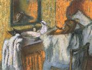 Edgar Degas Woman at her toilette France oil painting artist